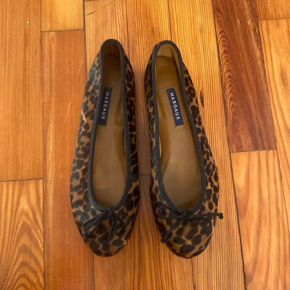 Margaux leopard flat
